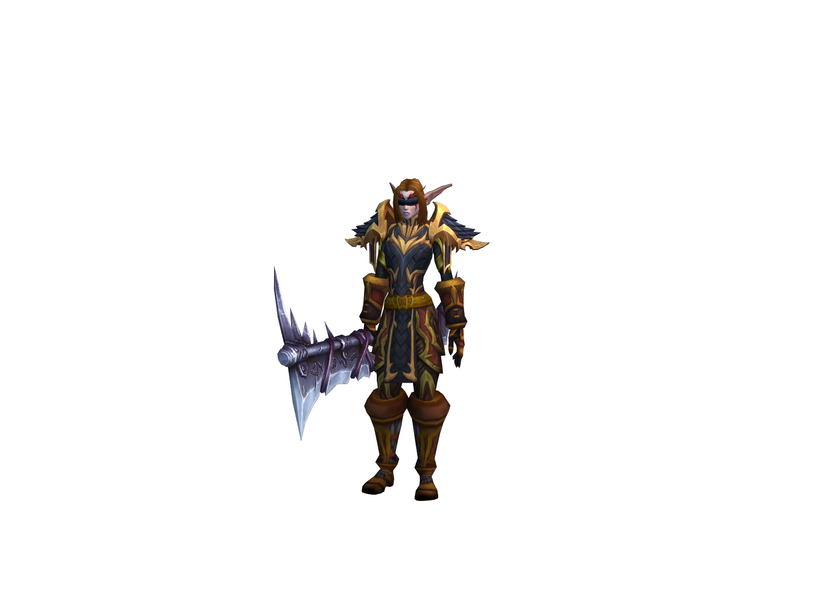 Yazei 3D character render