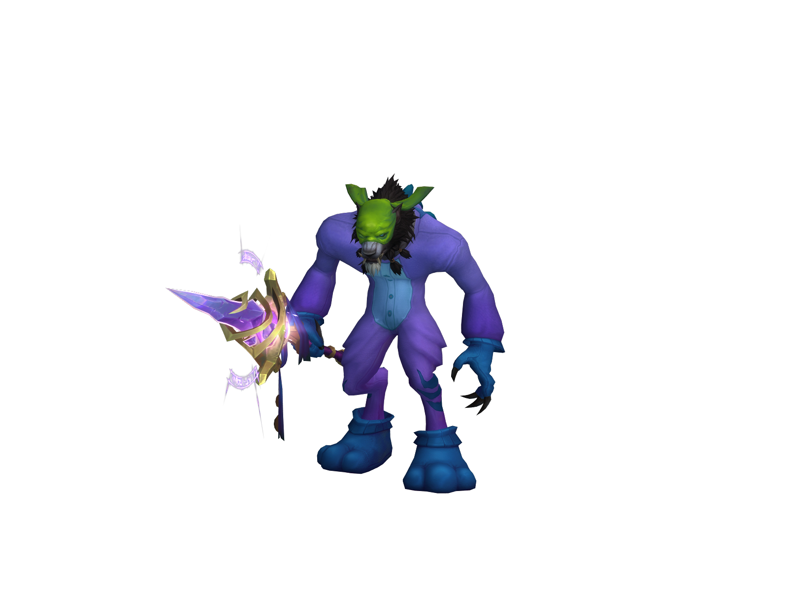 Fuerrance 3D character render