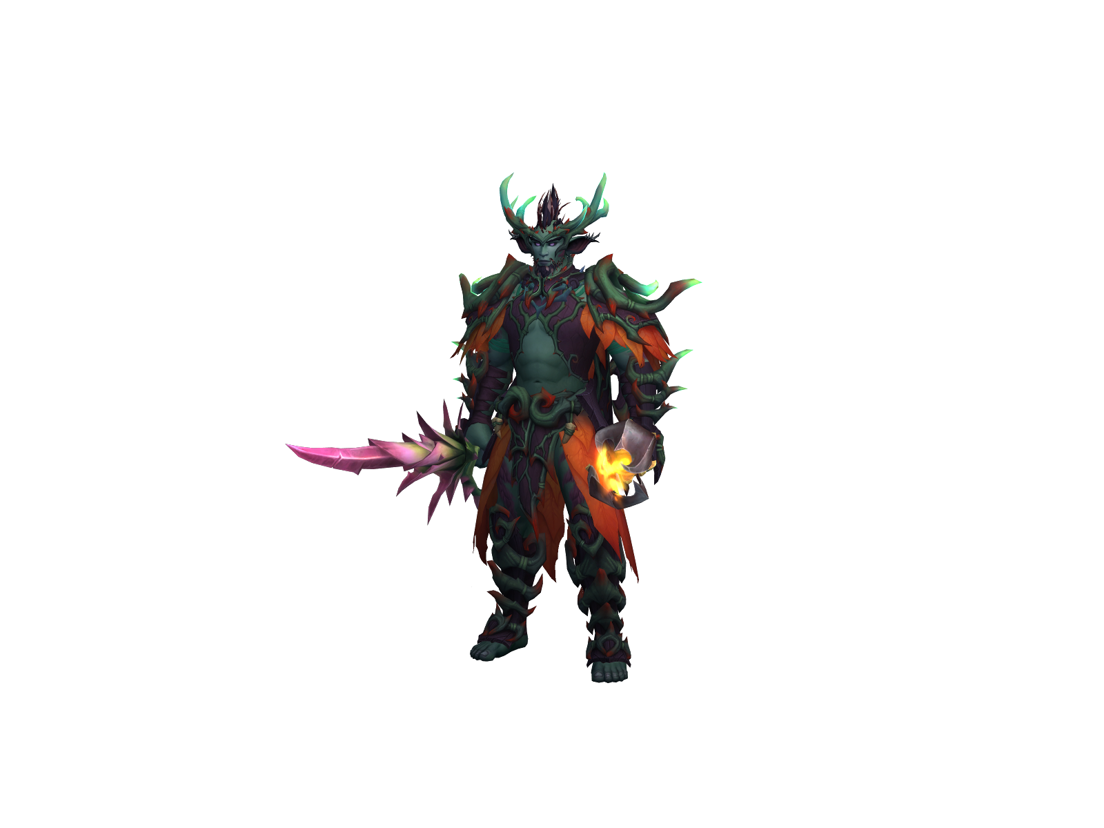 Niaksa 3D character render