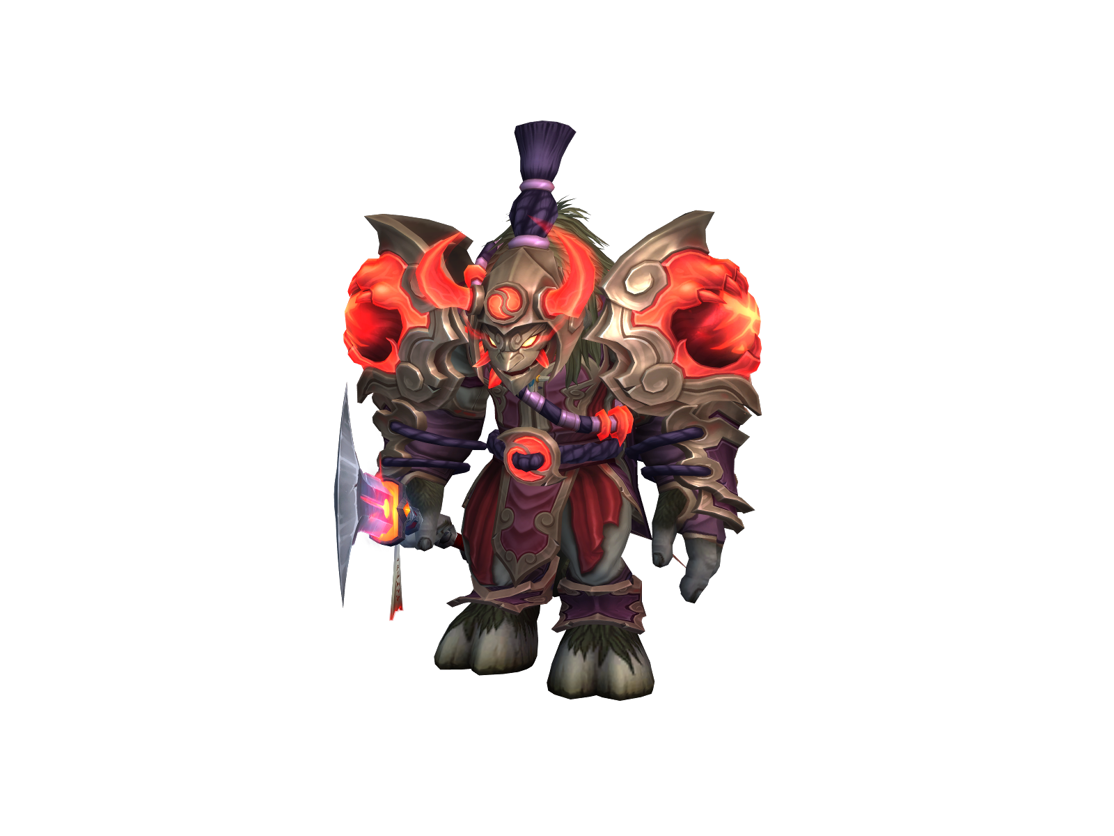 Monkcie 3D character render