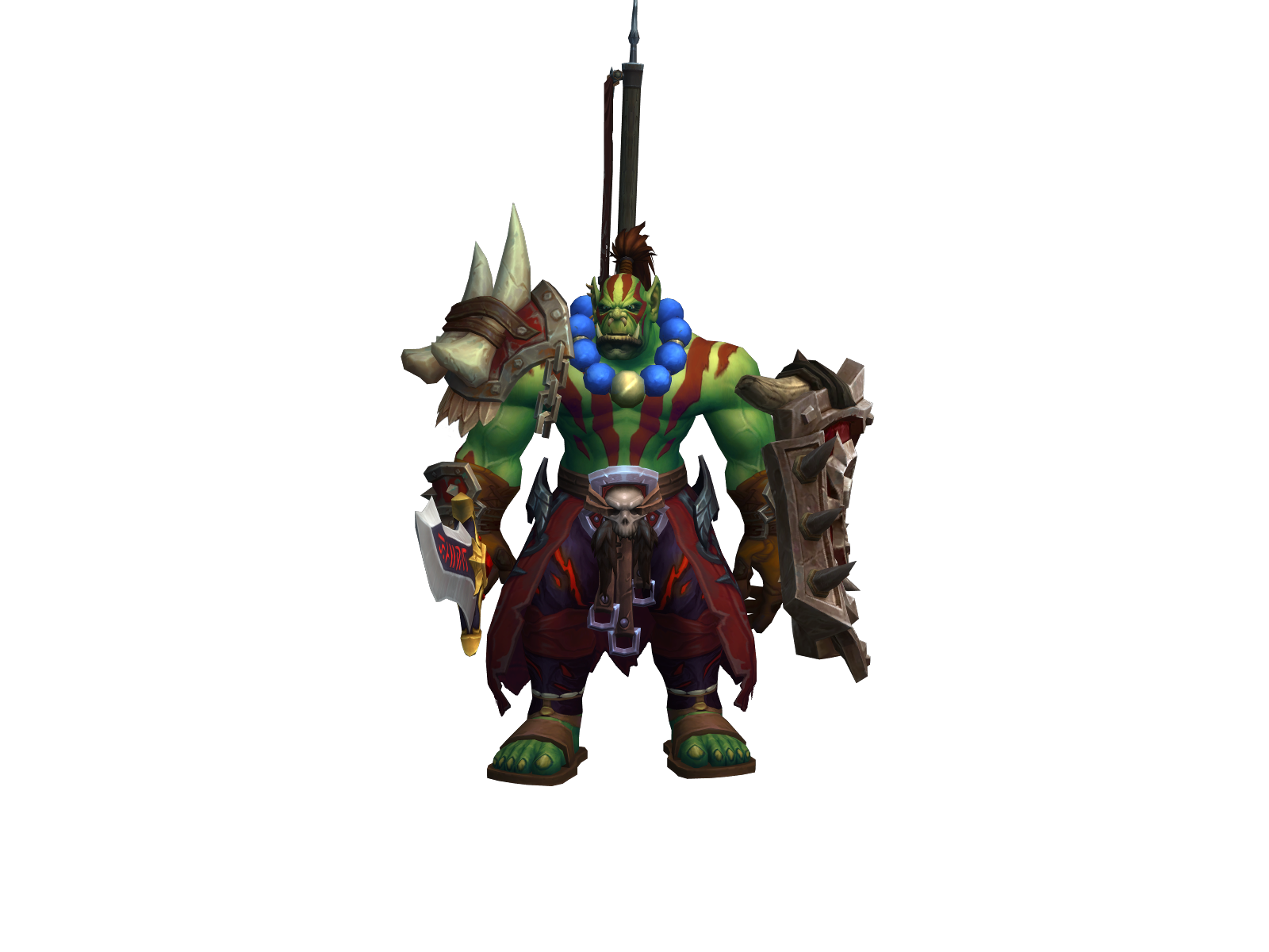 Brakkh 3D character render