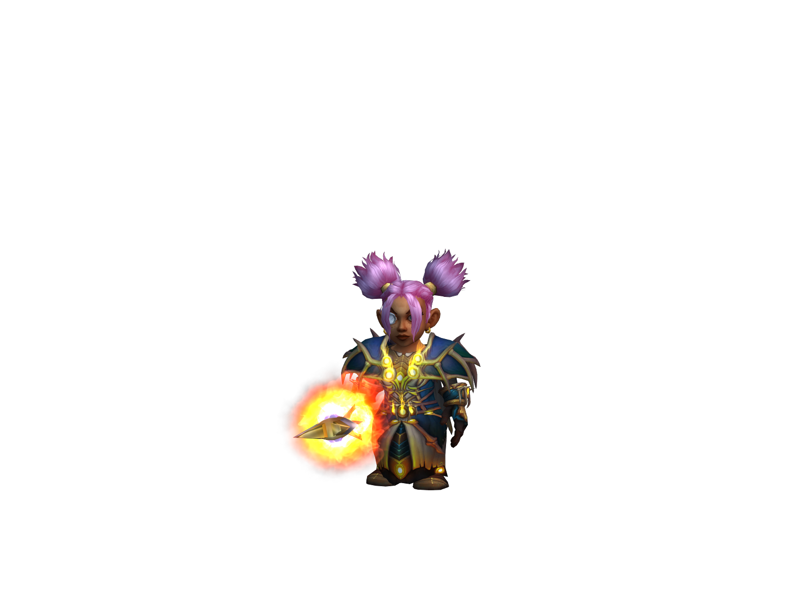 Zaragah 3D character render