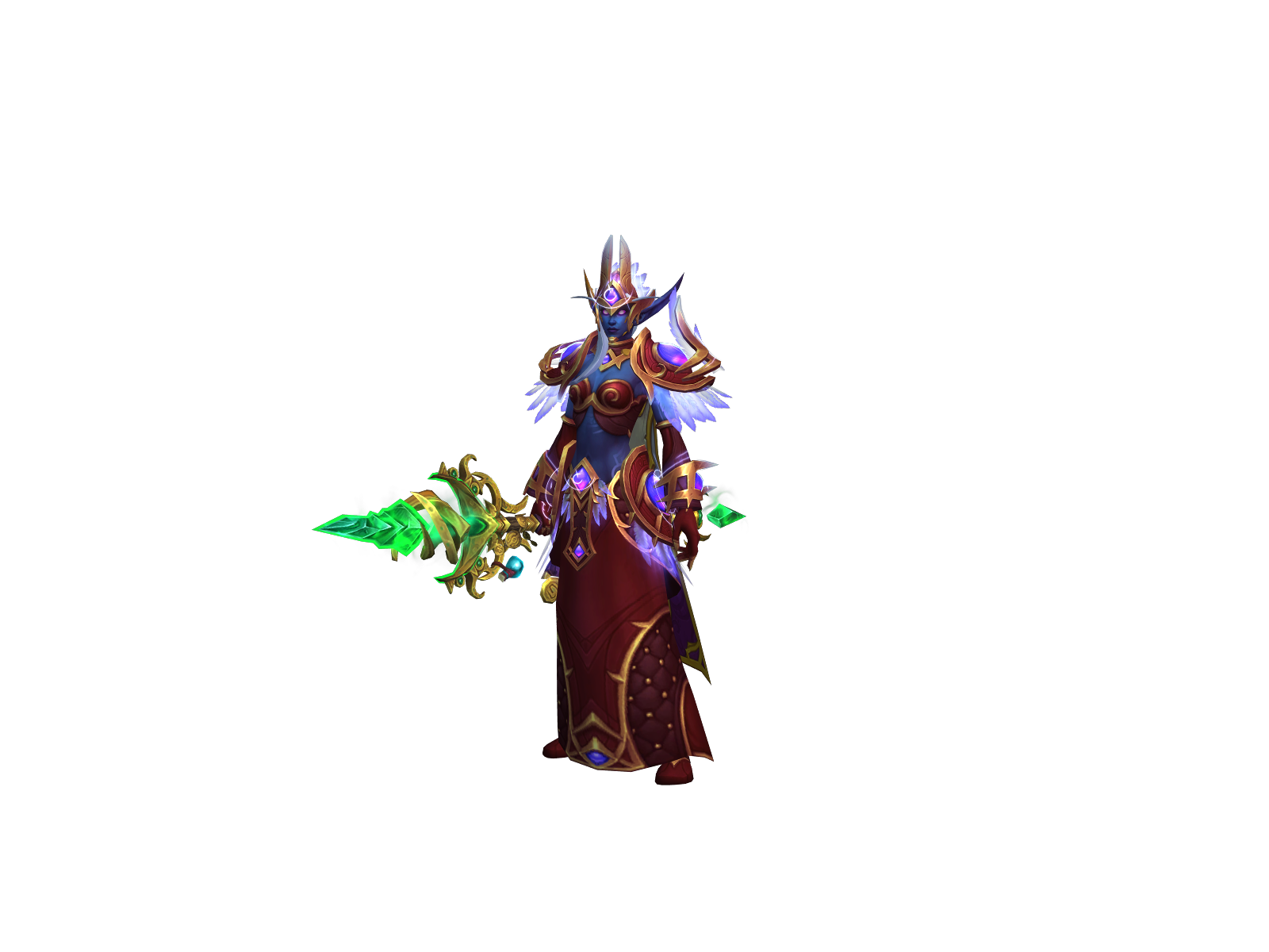 Elënwë 3D character render