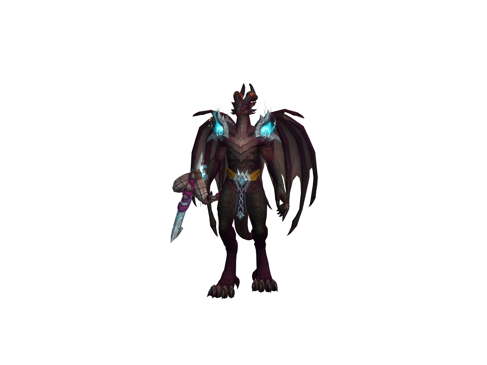 Sáphirá 3D character render