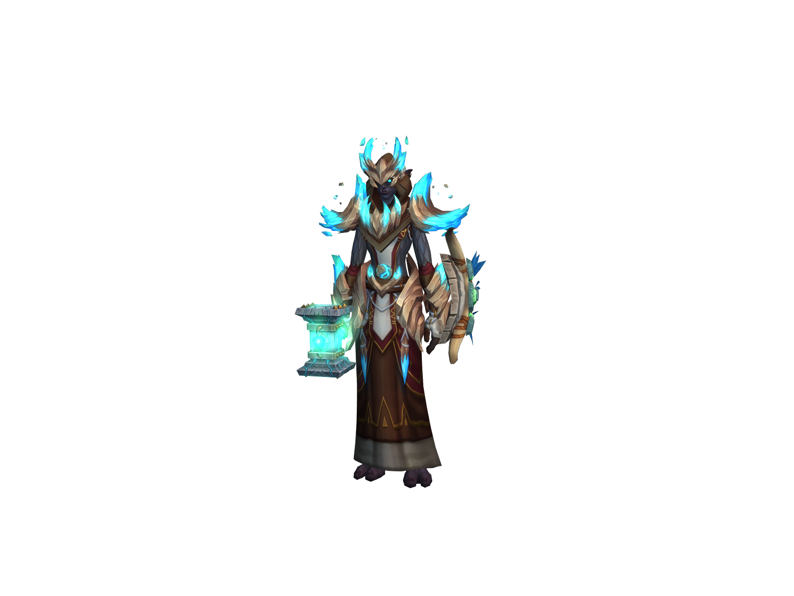 Sølißlue 3D character render