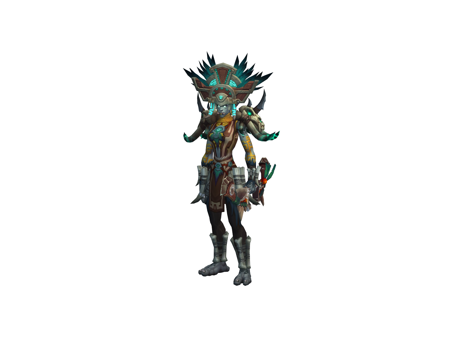 Mystikhal 3D character render