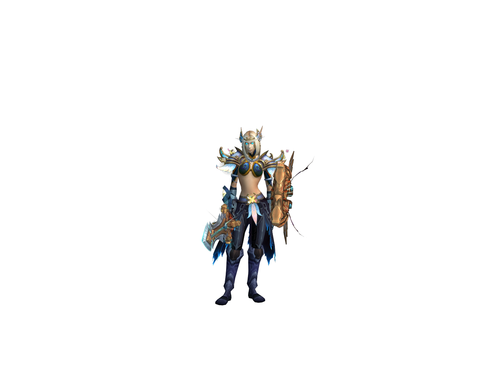 Ptidark 3D character render