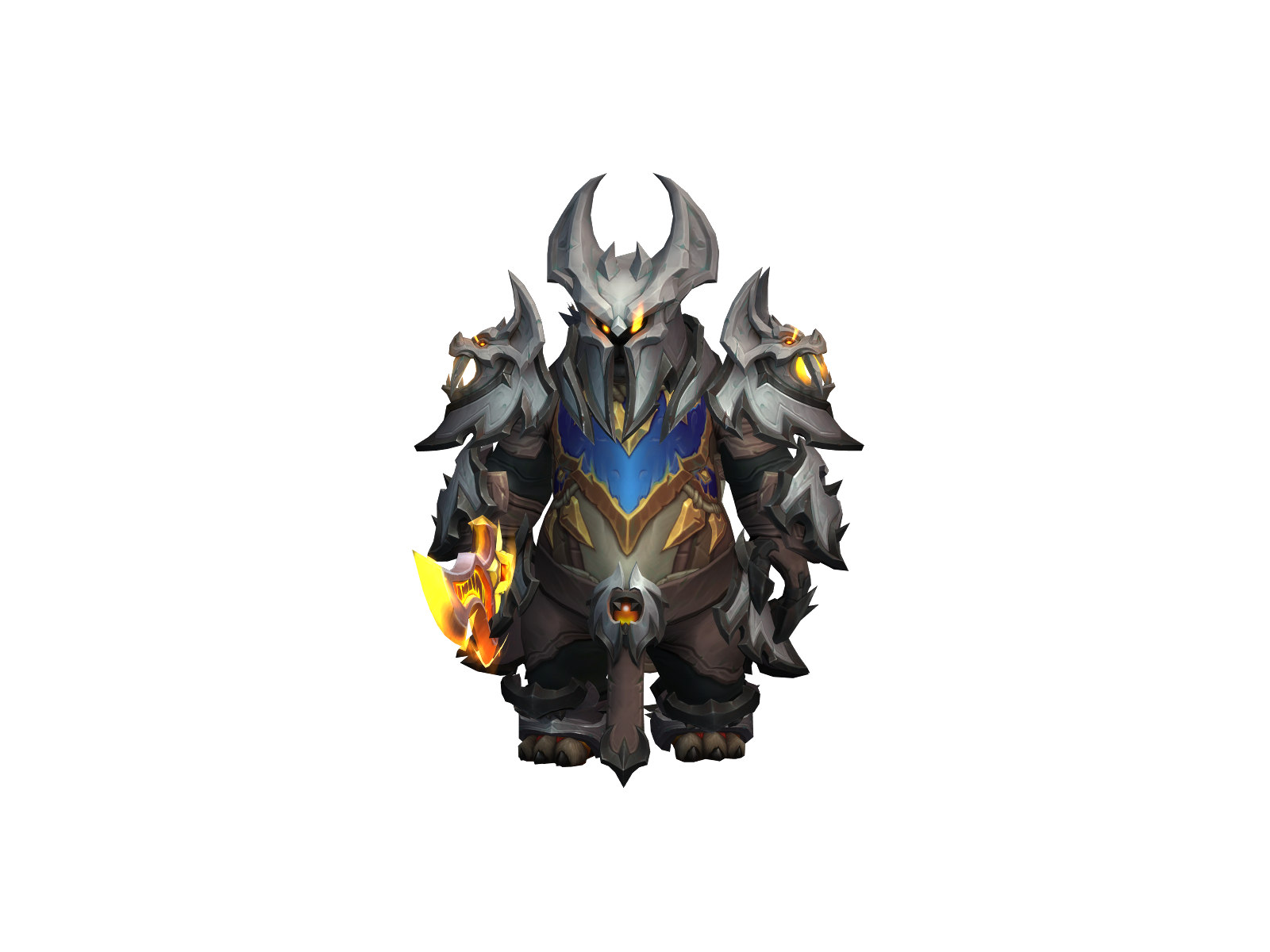Gripblind 3D character render