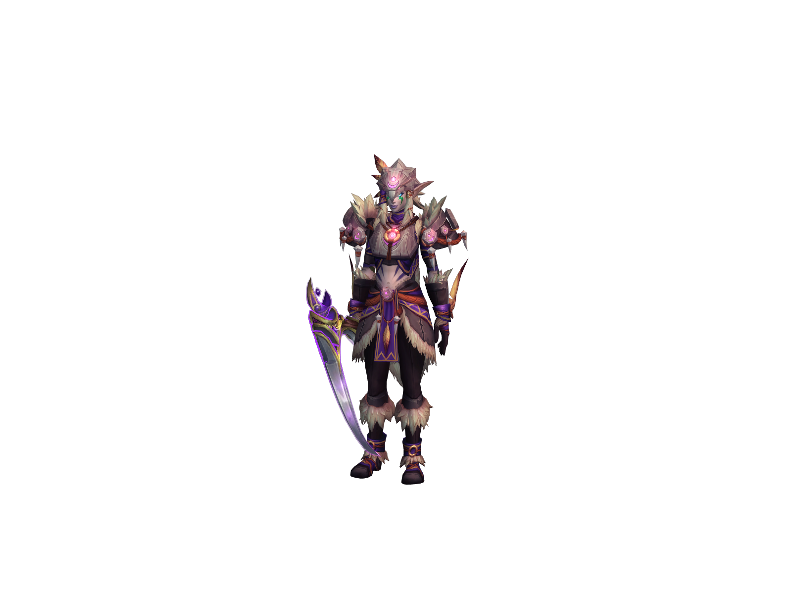 Aelionna 3D character render