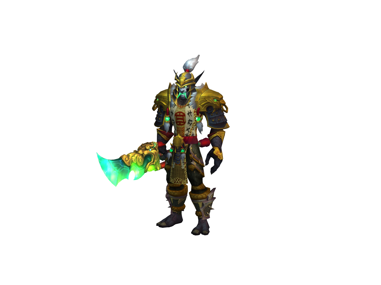 Kubilai 3D character render