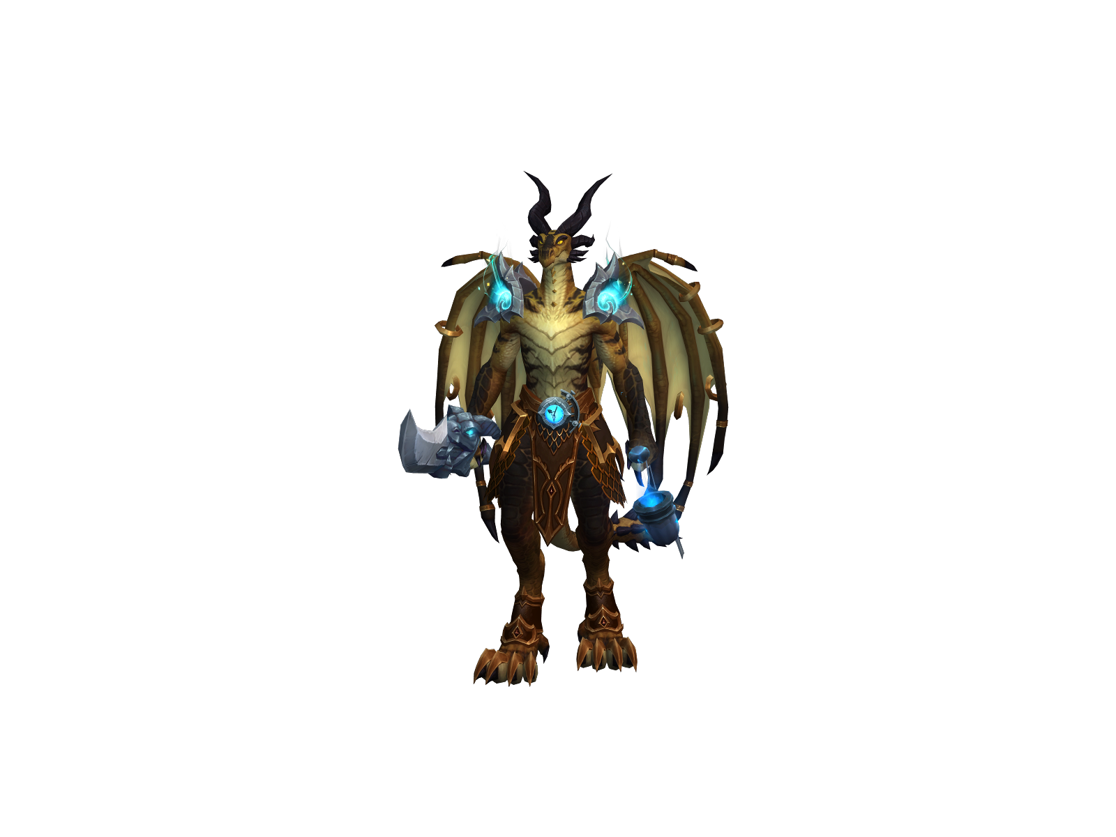 Griptarion 3D character render