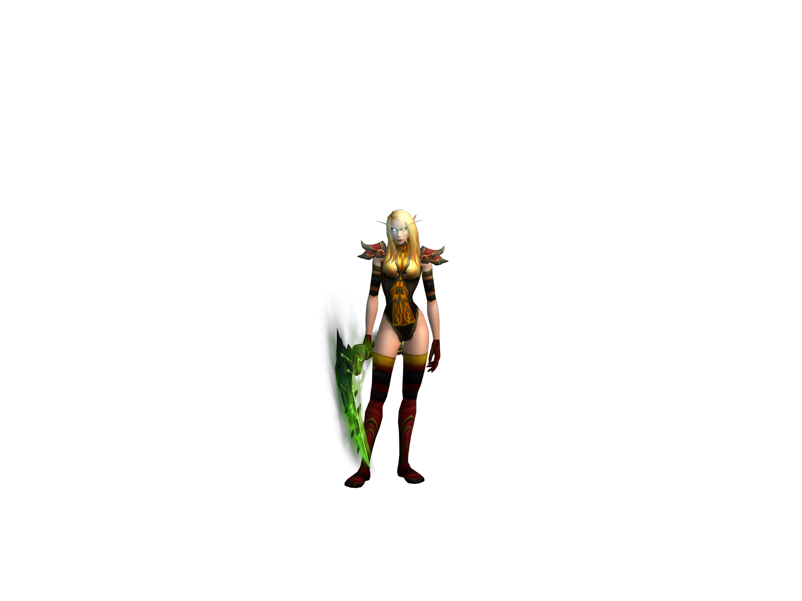 Zaesilla 3D character render