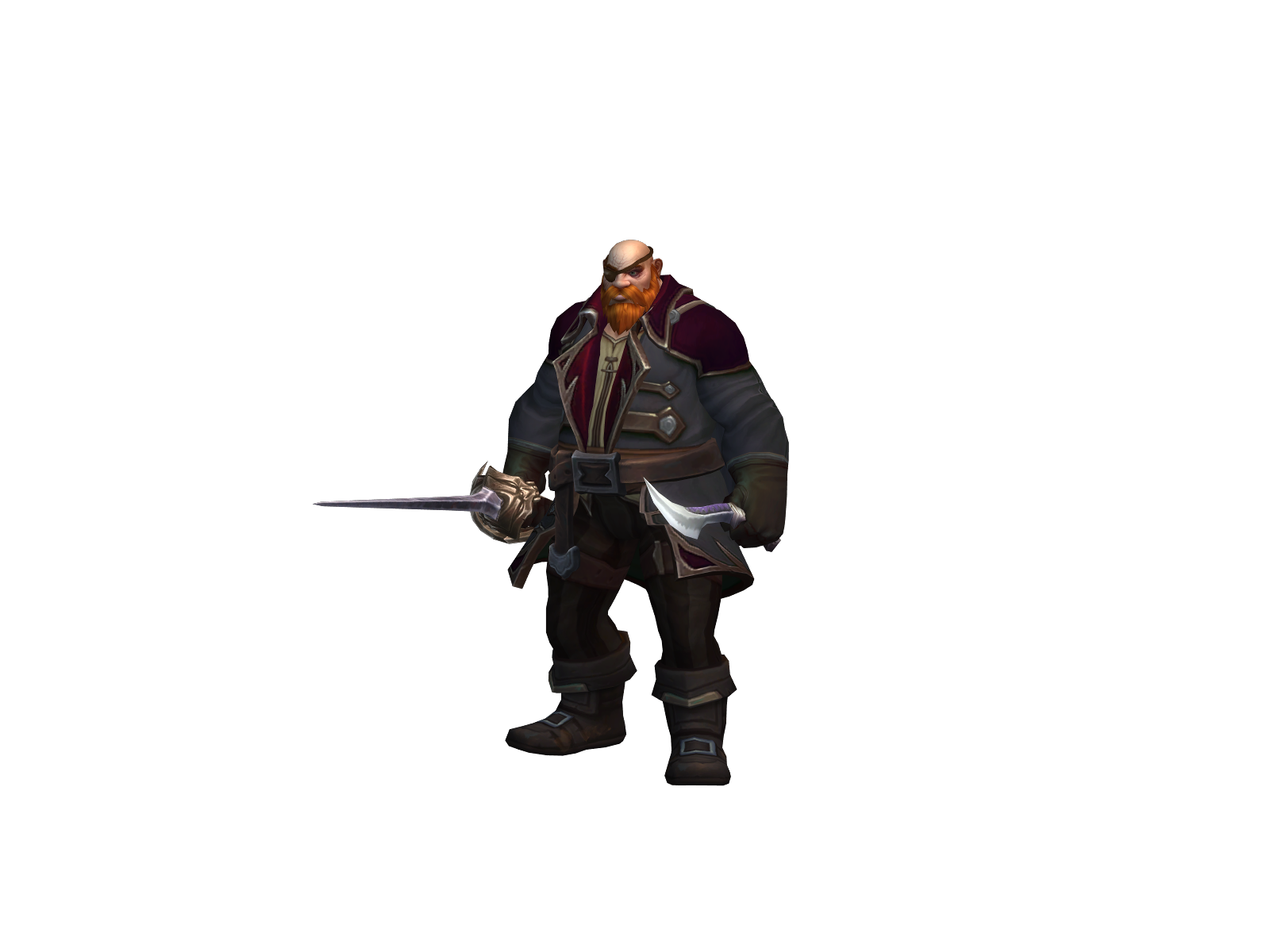 Zaric 3D character render