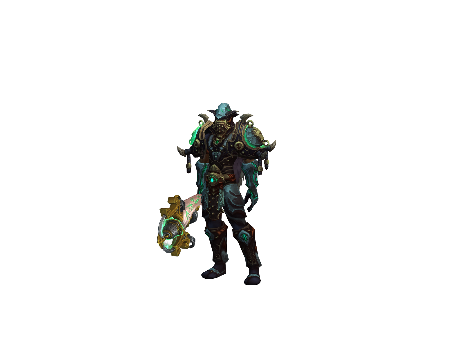 Idrenhart 3D character render