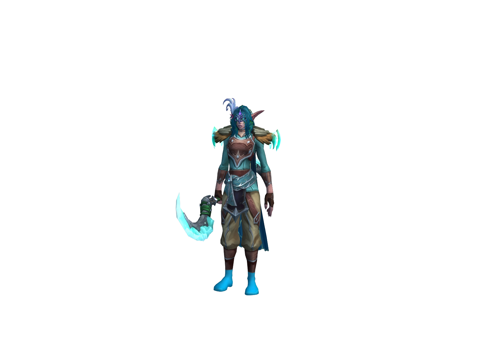 Gaspöu 3D character render