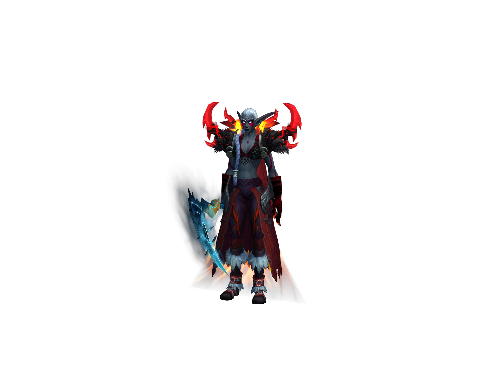 Helioxine 3D character render