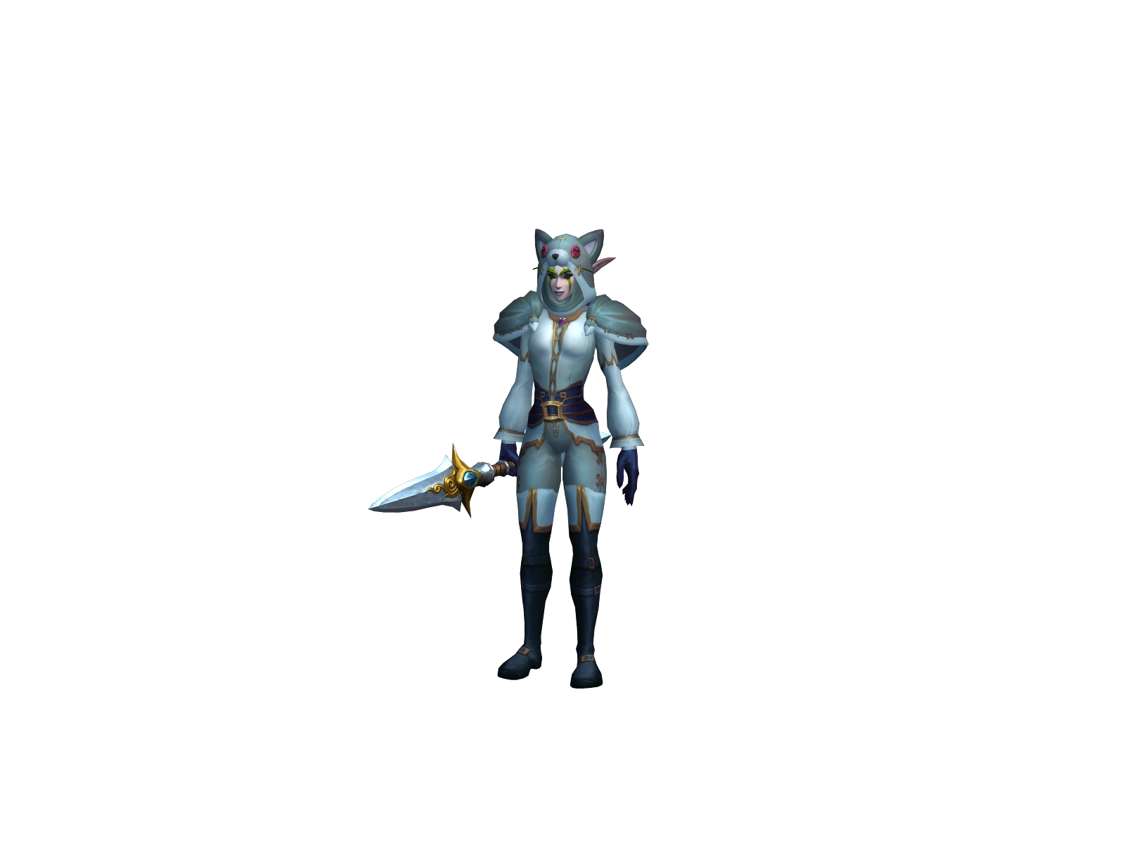 Chataf 3D character render