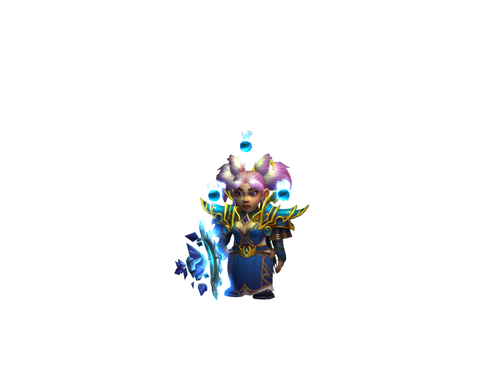 Woudette 3D character render