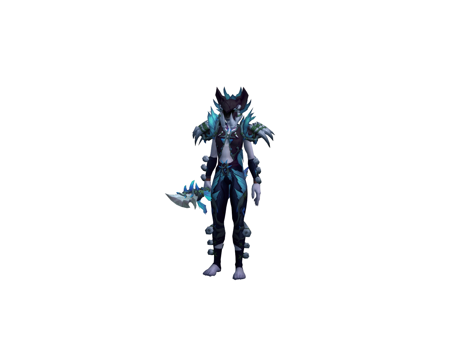 Dychiel 3D character render