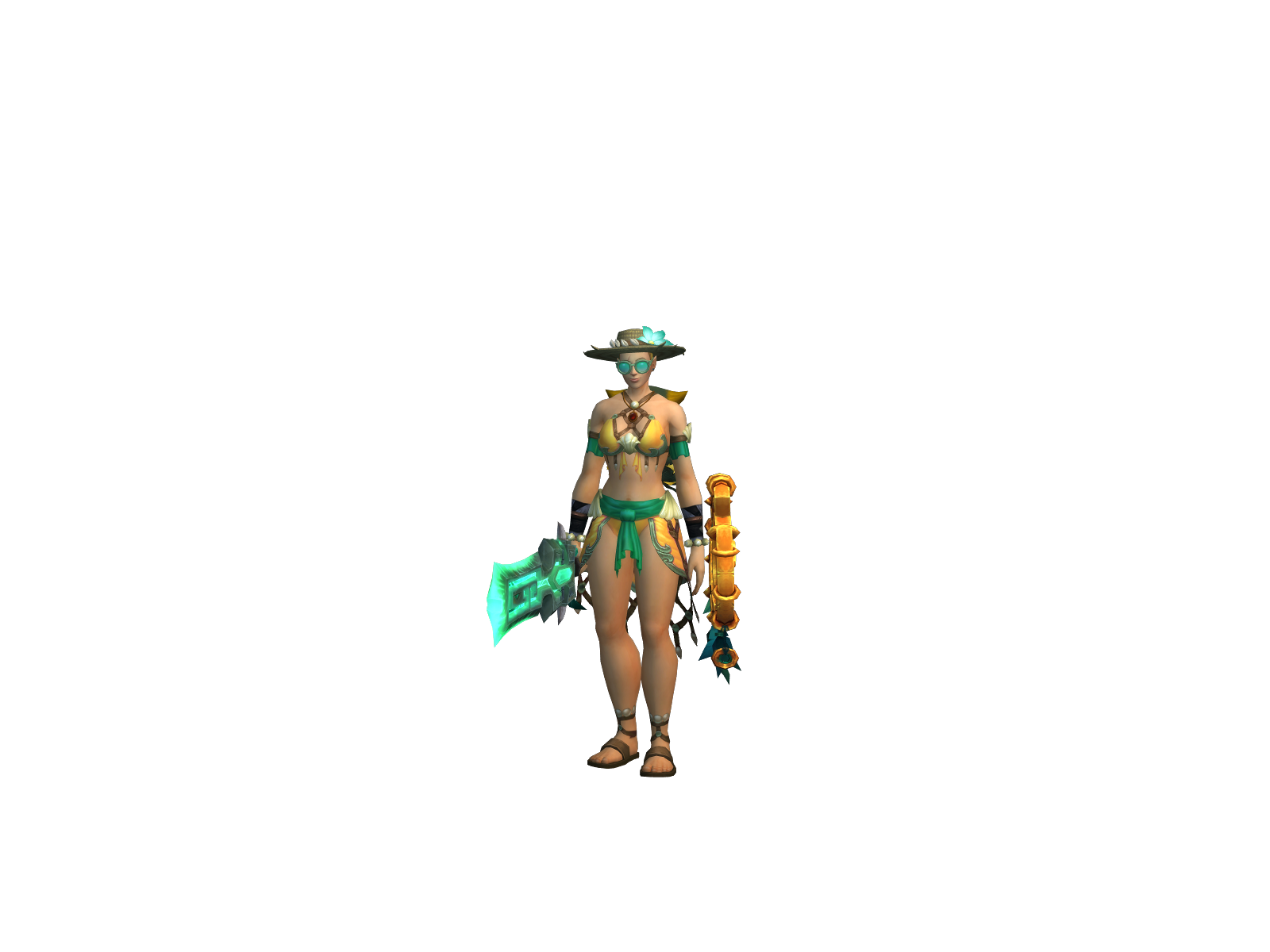 Satellizer 3D character render