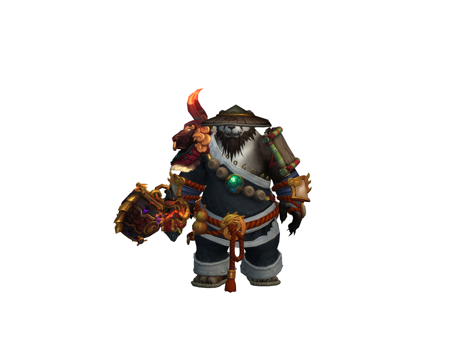 Brumepattes 3D character render