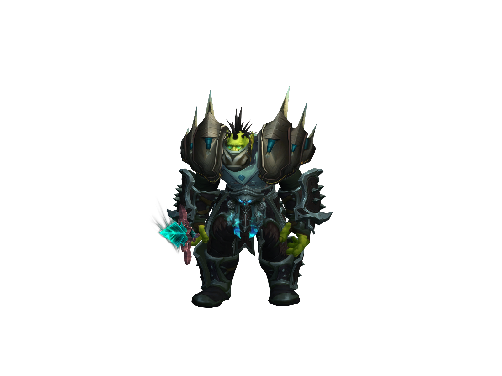 Fistyfast 3D character render