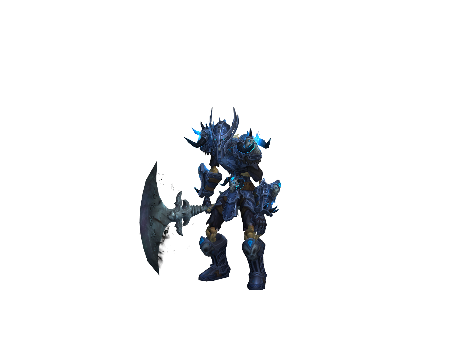 Blåcklîøn 3D character render
