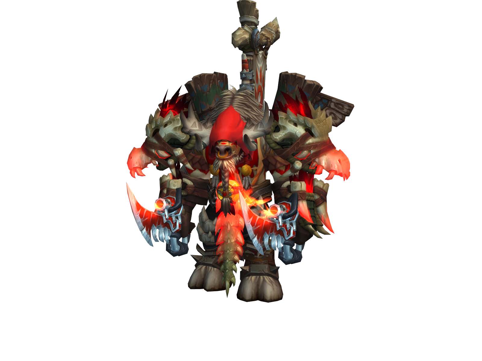 Grashrosh 3D character render