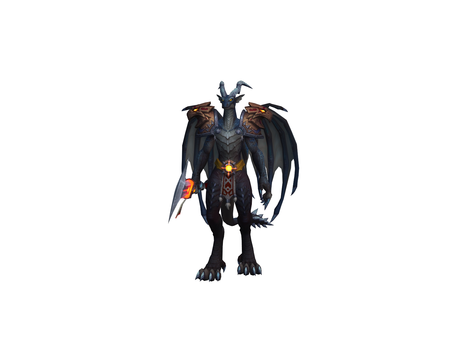 Kraelys 3D character render