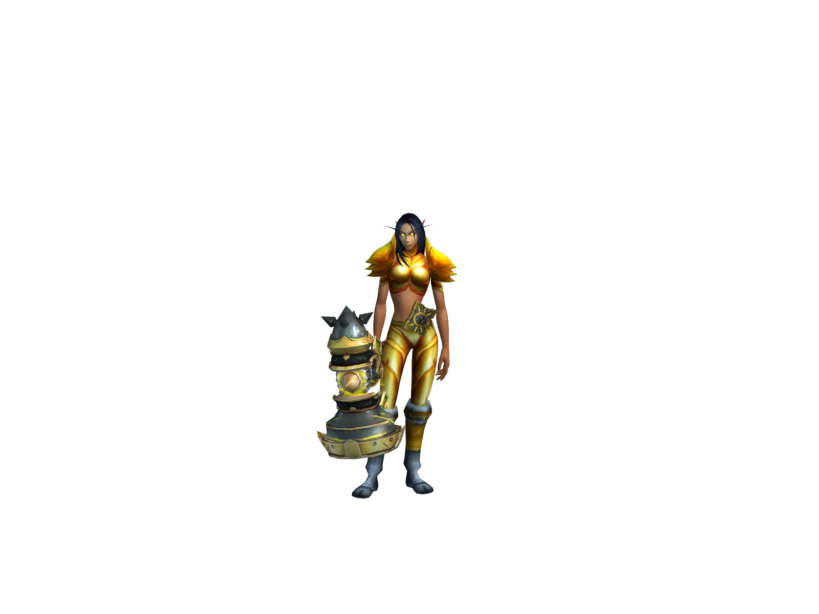 Palchter 3D character render