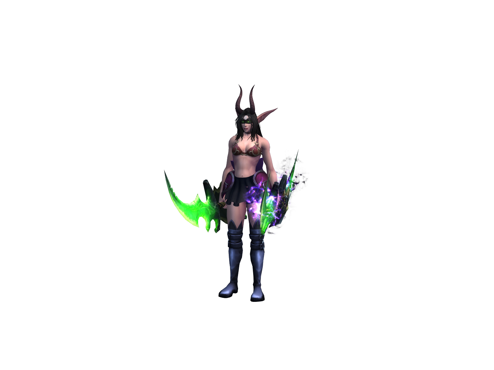 Waaynedh 3D character render