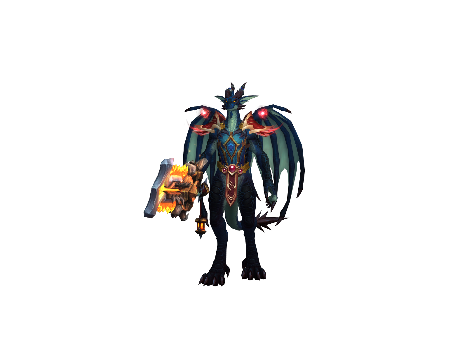 Saphirá 3D character render
