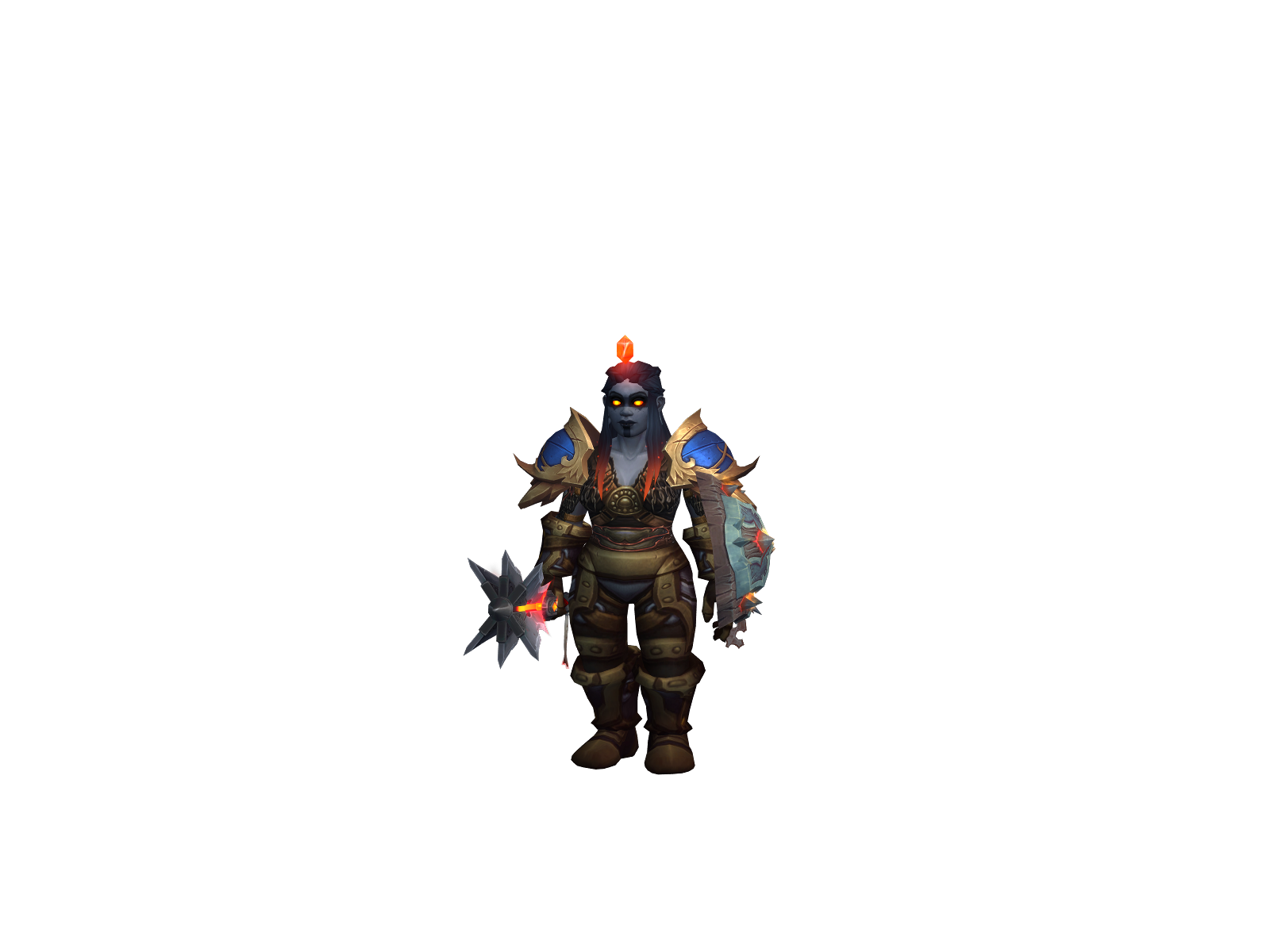 Cpthara 3D character render
