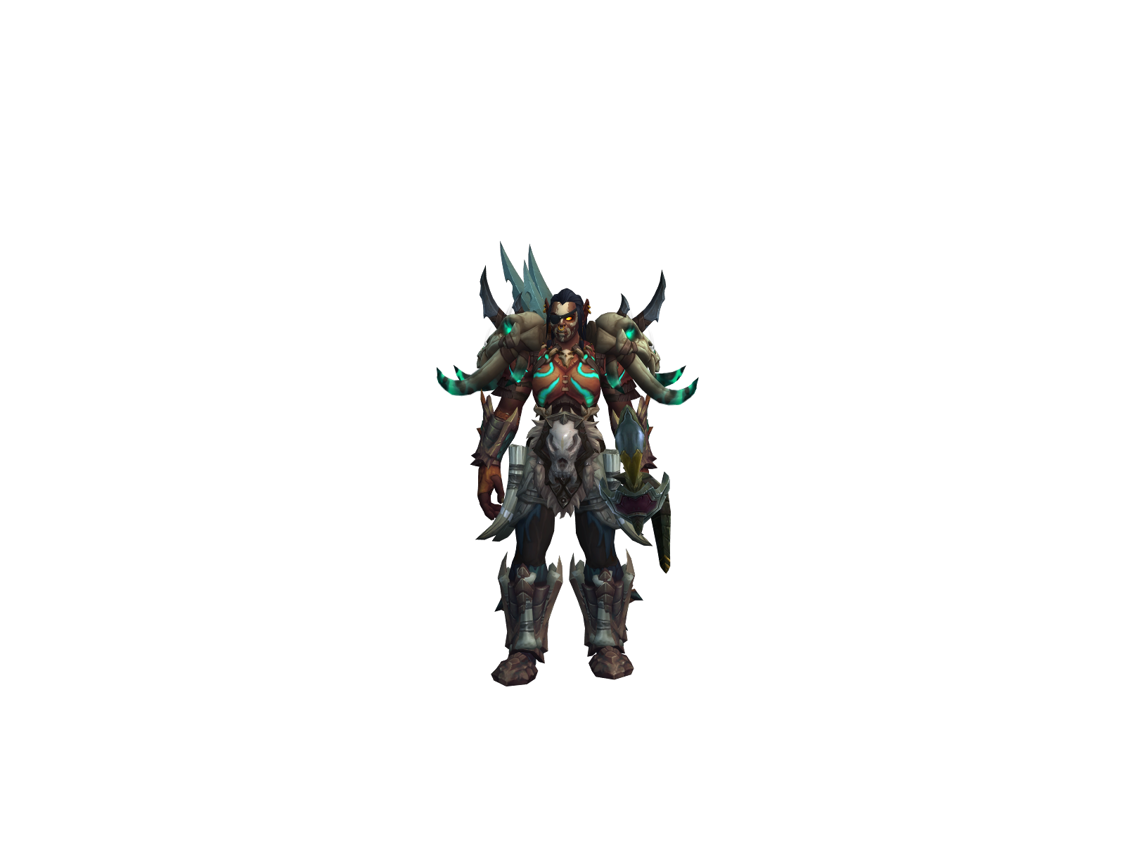 Hawktua 3D character render