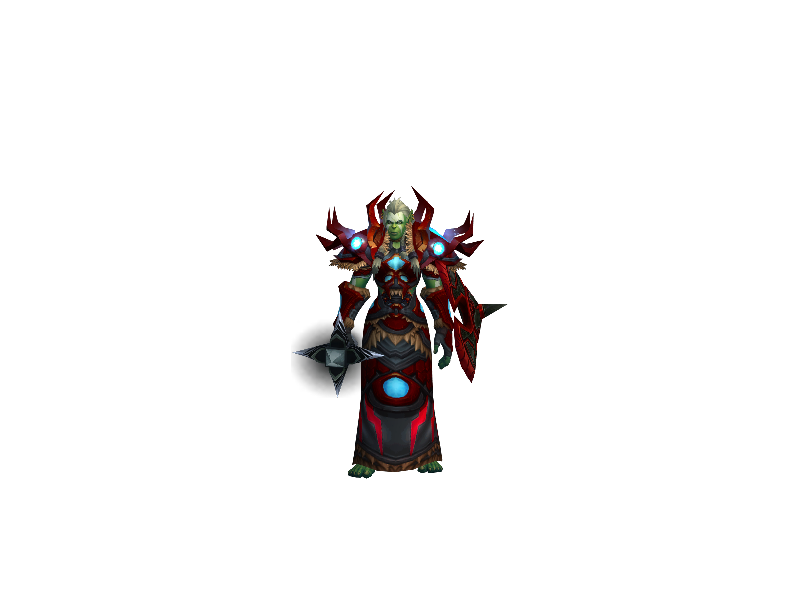 Crackdbone 3D character render