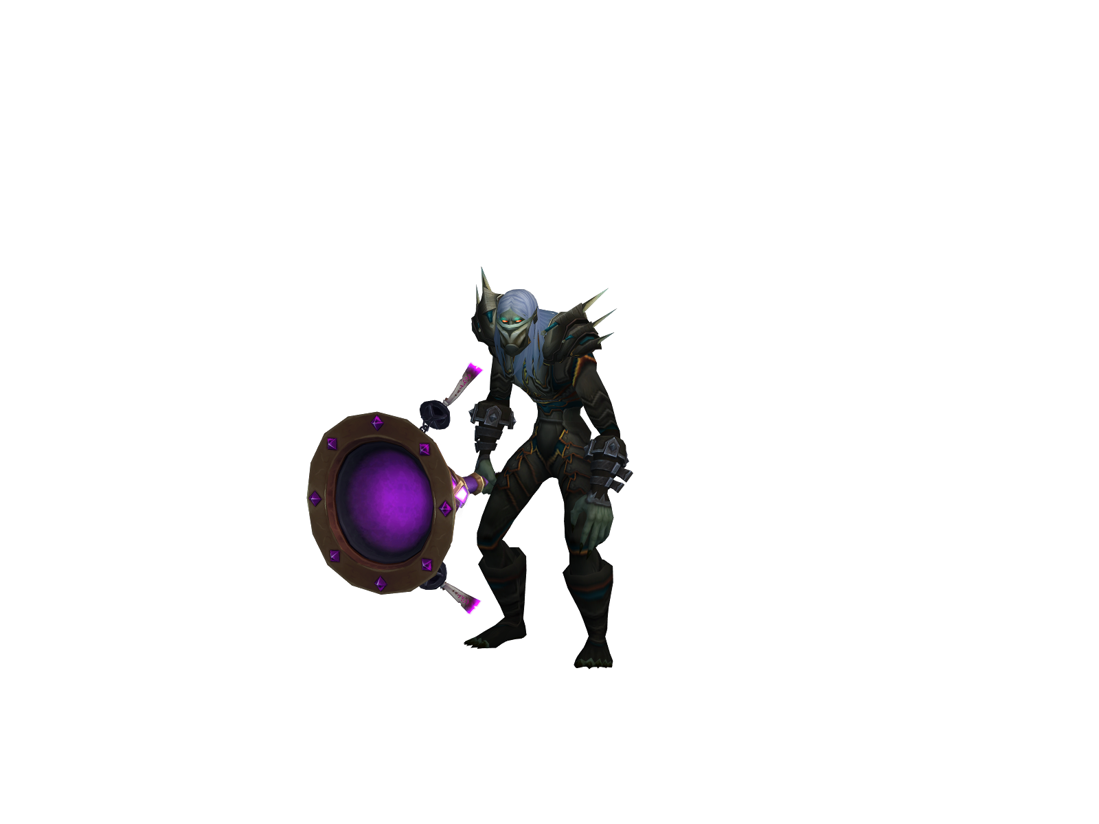 Crazylegs 3D character render