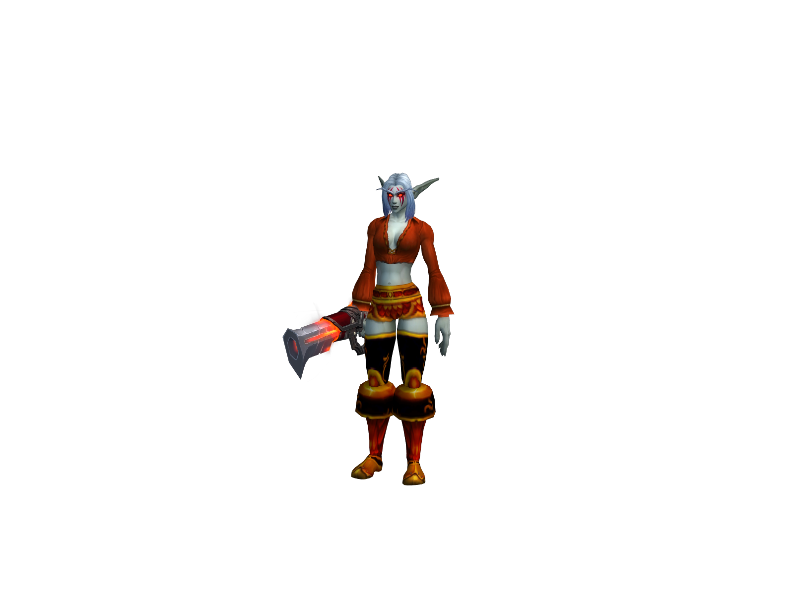 Thugrose 3D character render