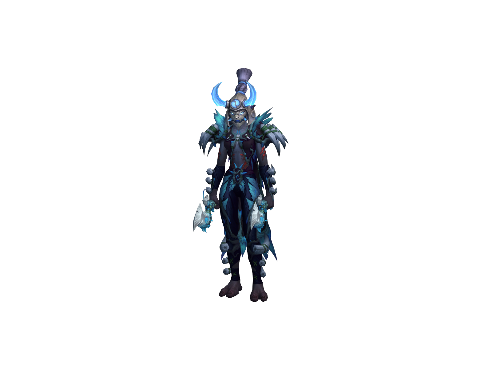 Azùka 3D character render