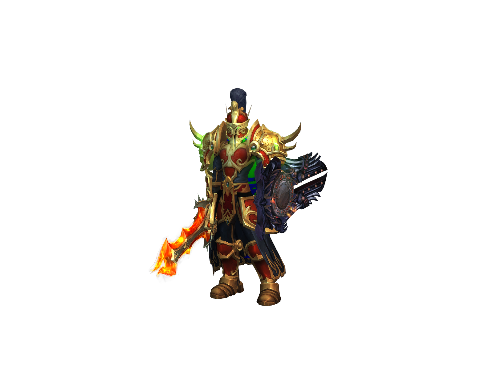 Aziction 3D character render