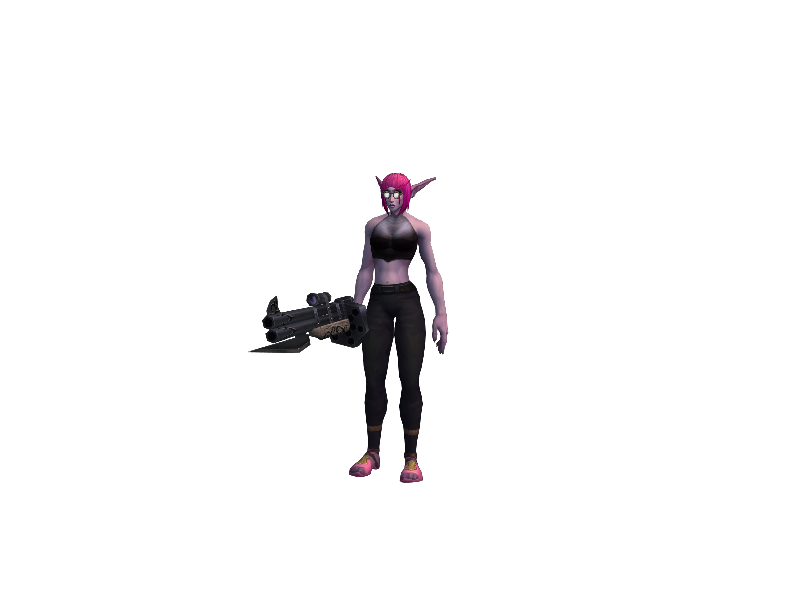 Nagua 3D character render