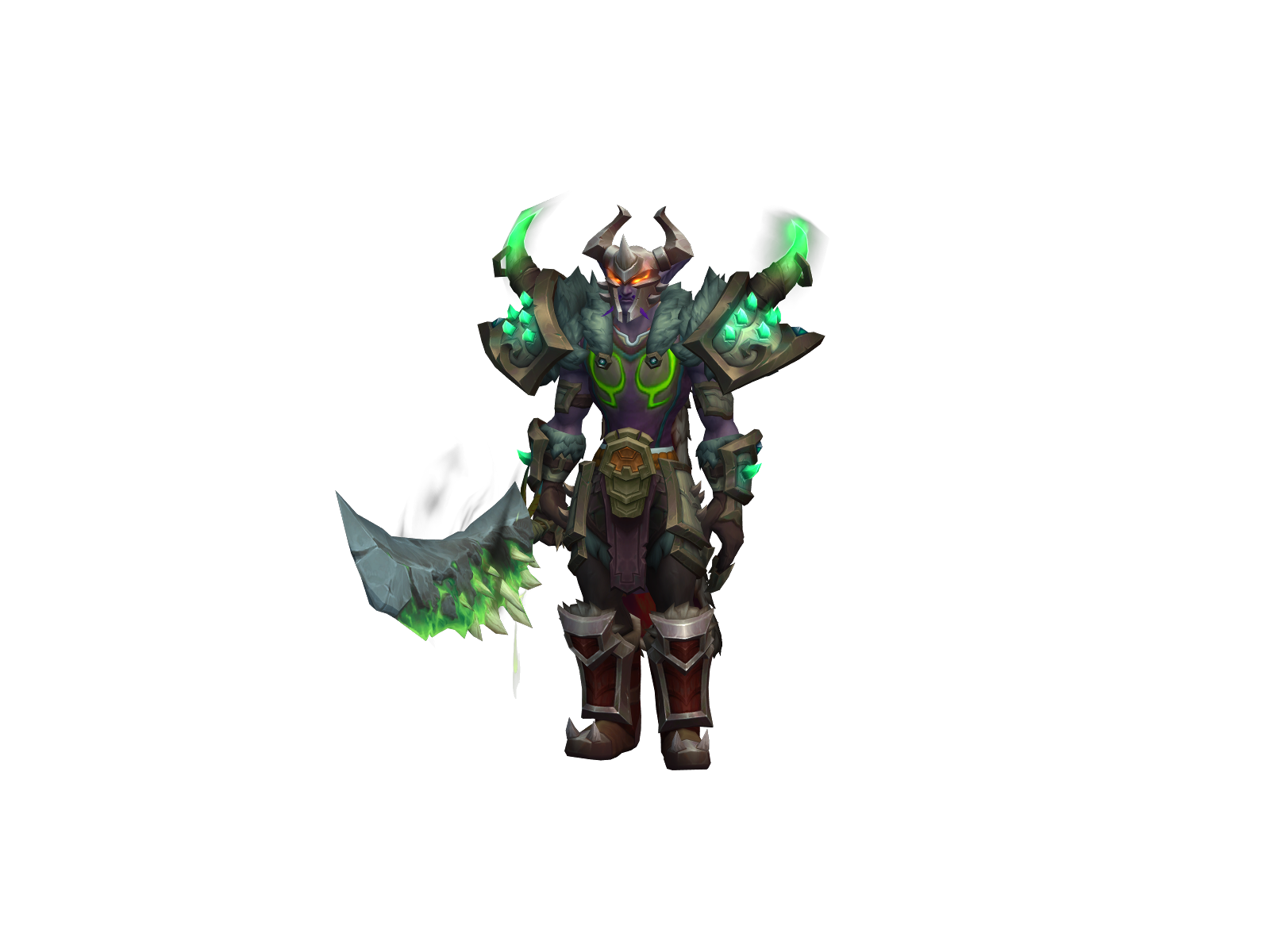 Sombrenuit 3D character render