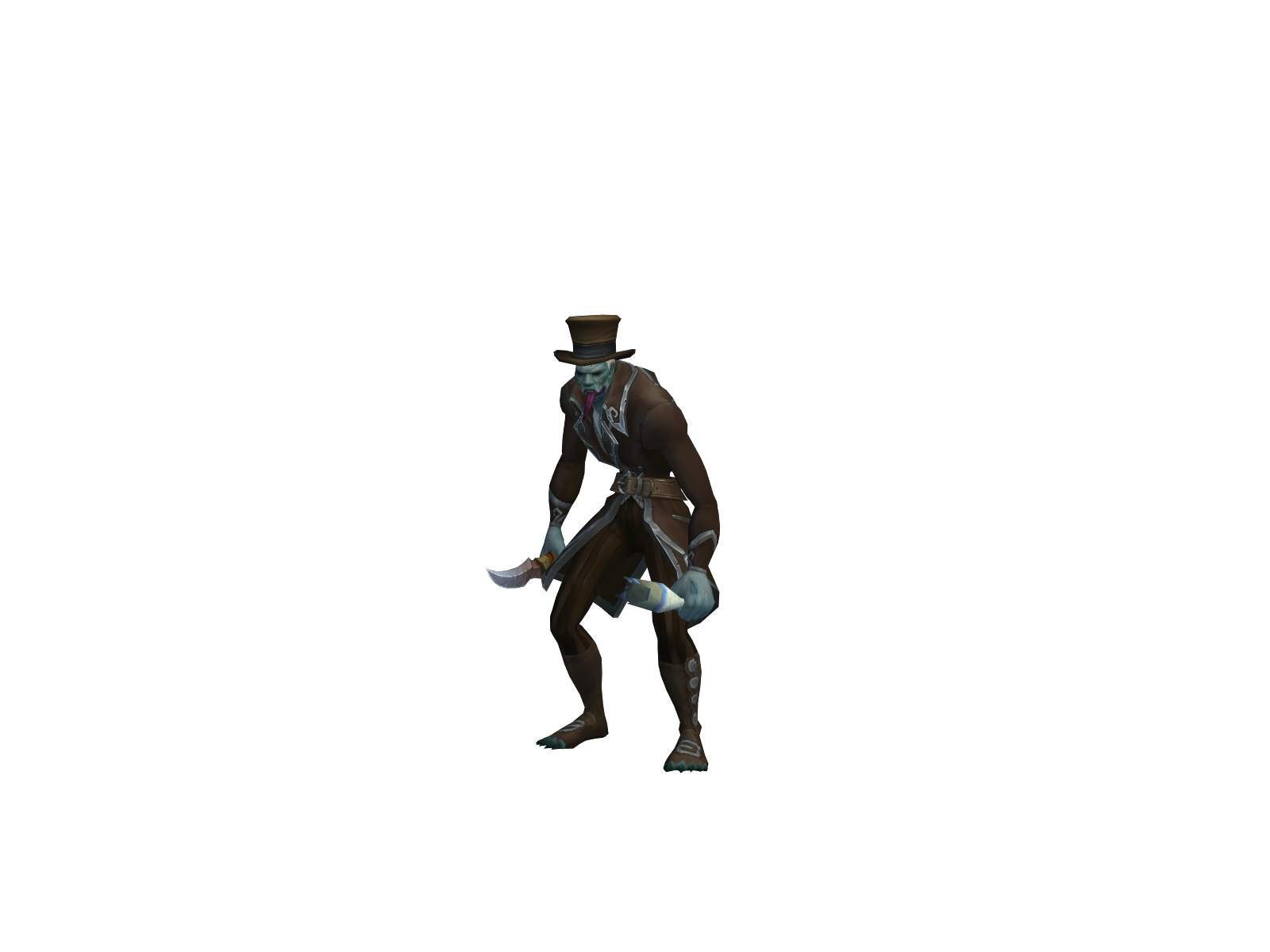 Chassdow 3D character render
