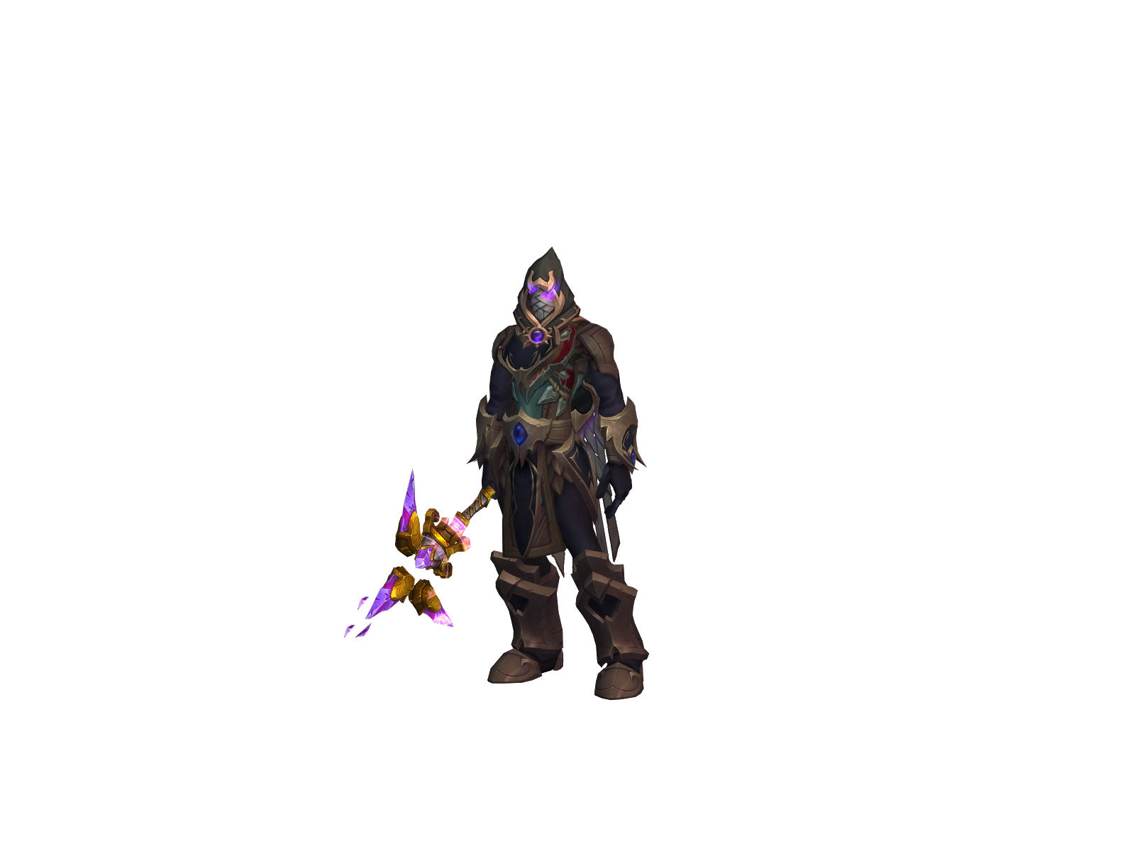 Quellthanos 3D character render