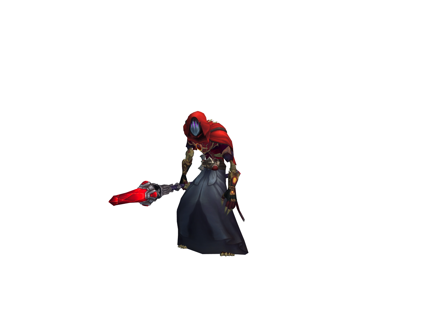 Skeleton 3D character render