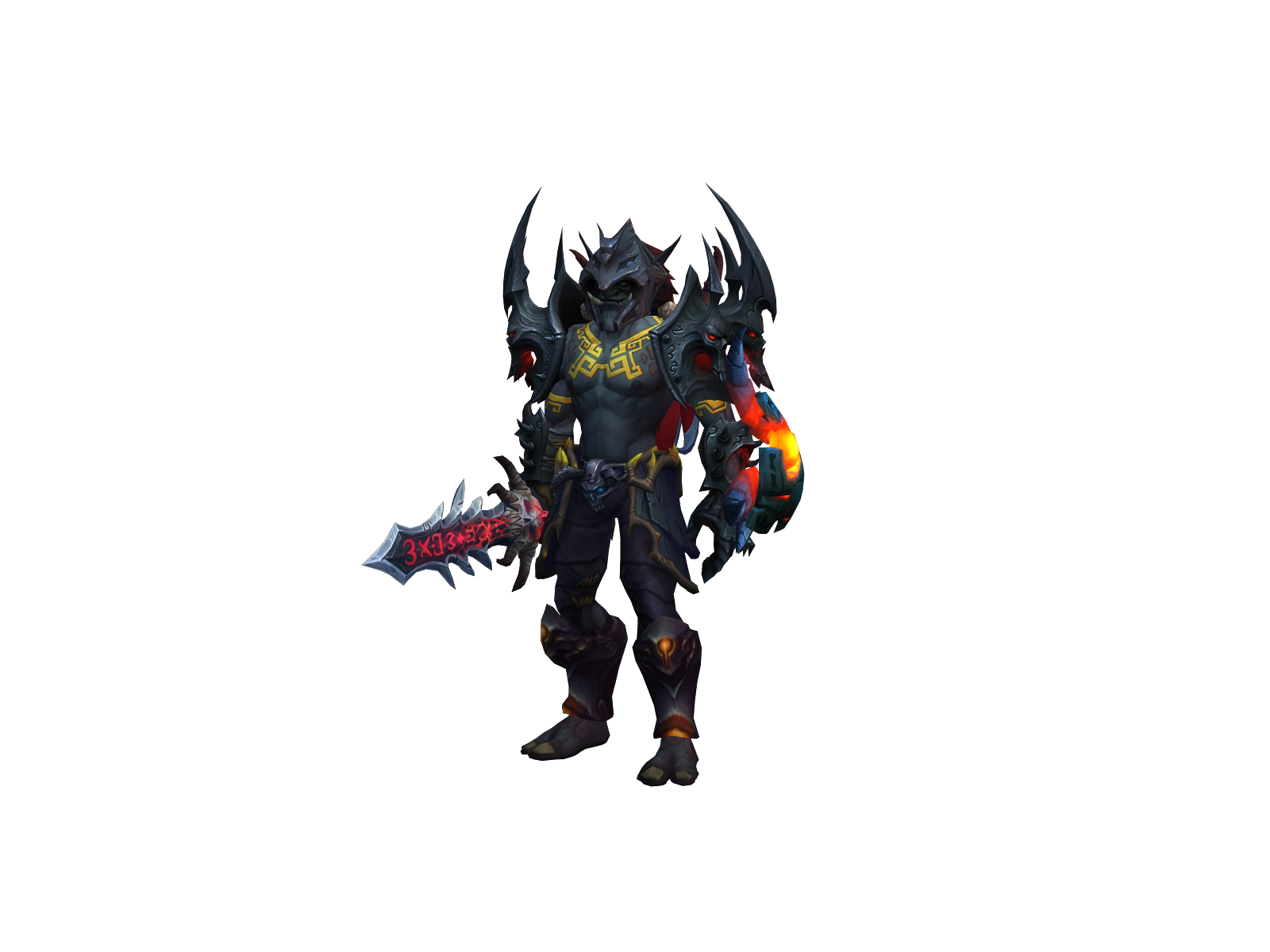 Darkadin 3D character render