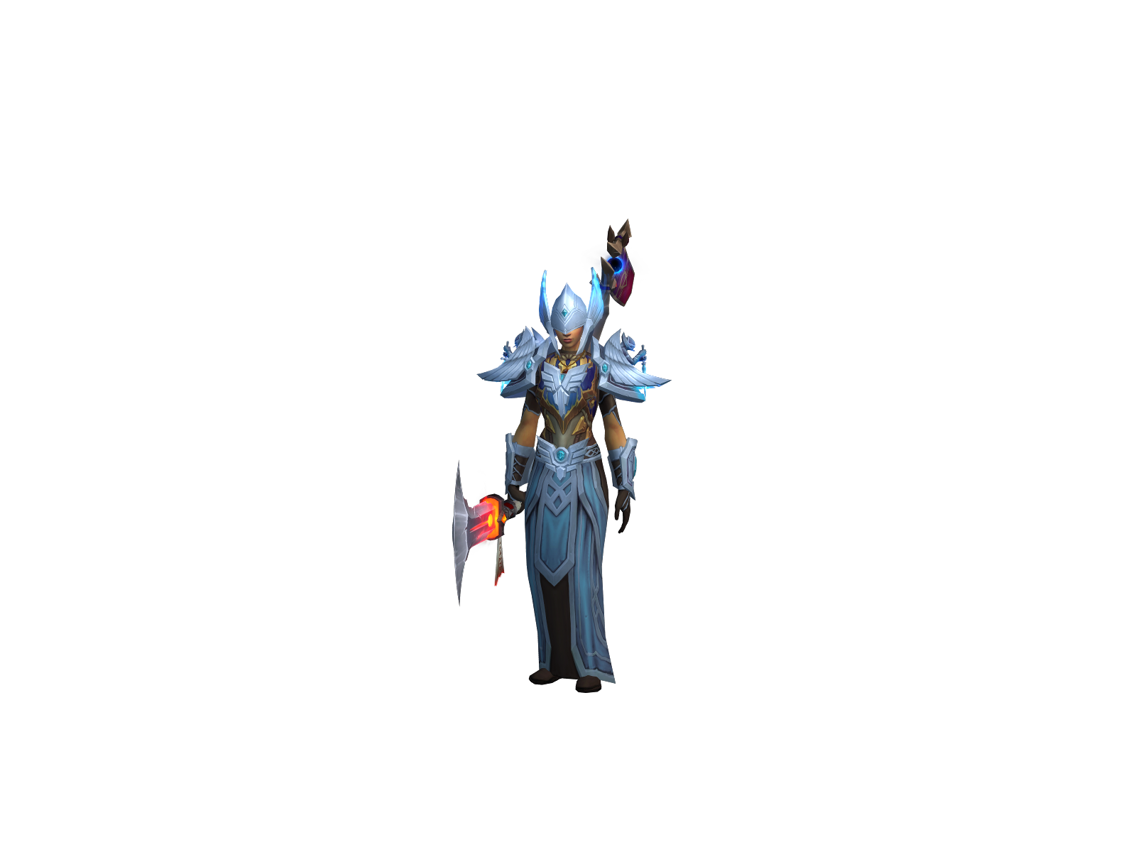 Sachiel 3D character render