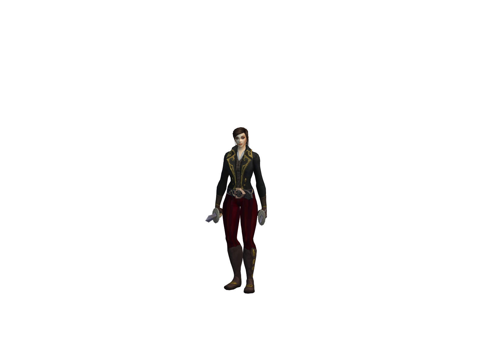 Tee 3D character render