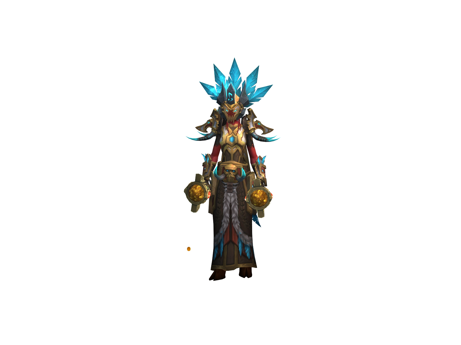 Knetschamane 3D character render