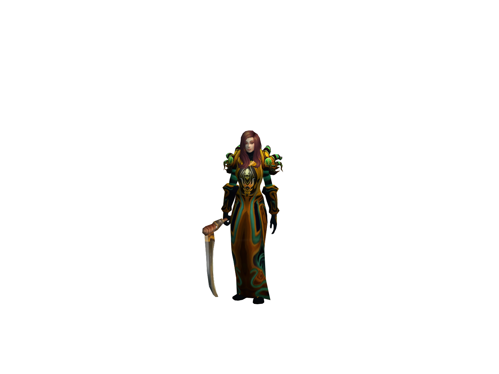 Sinestera 3D character render