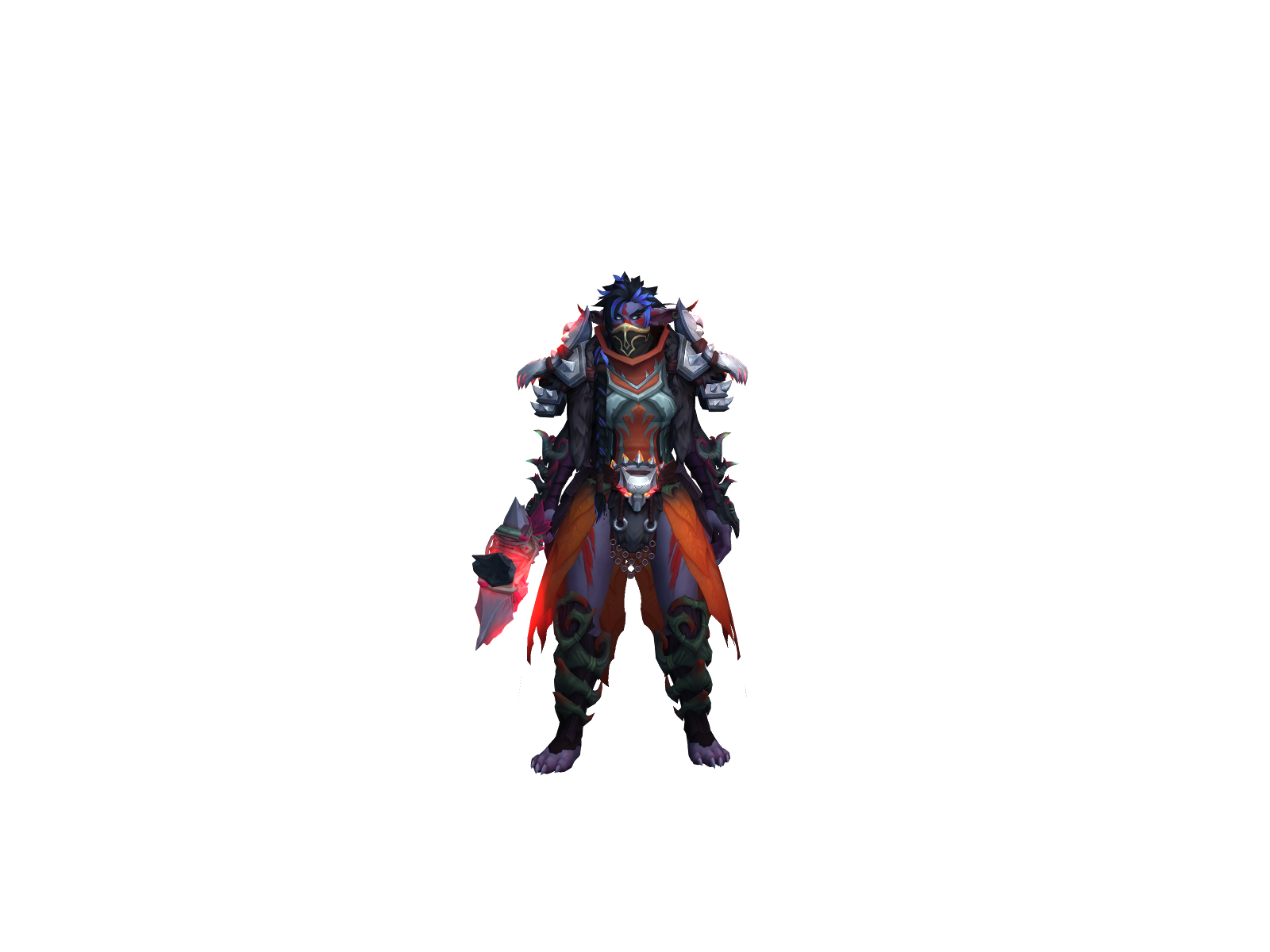 Wolffï 3D character render